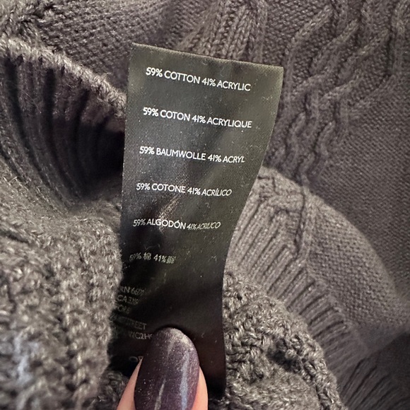 SOLD- 
Anthropologie Maeve Gray Cable Knit Sweater and Skirt Set - Picture 14 of 16